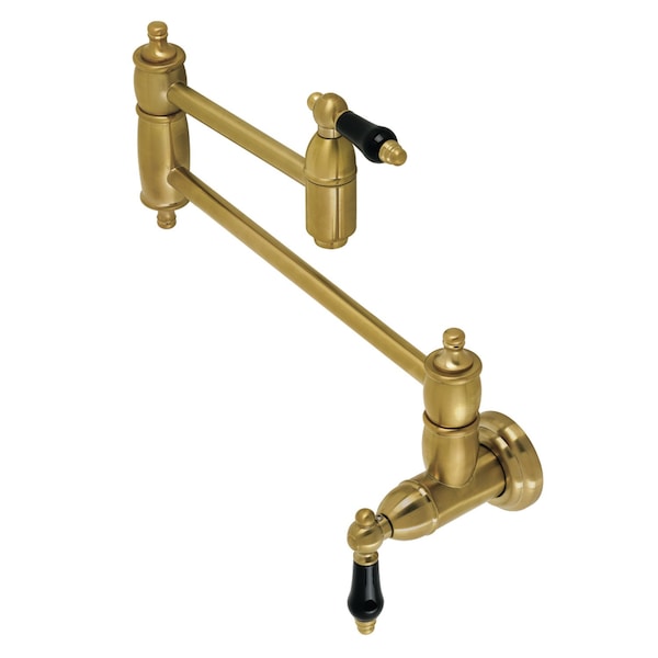 KS3107PKL Duchess Wall Mount Pot Filler, Brushed Brass